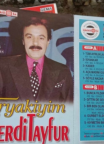 Orjinal kasetler ve CD vb