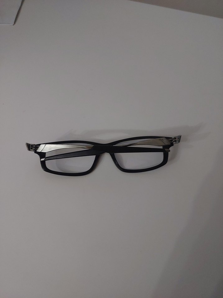 Şeffaf Siyah gözlük - Görsel 2
