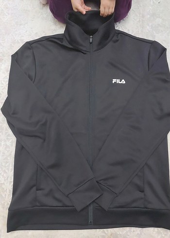 FILA Siyah Fermuarlı Erkek Sweatshirt - Görsel 2