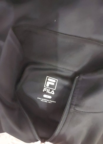 FILA Siyah Fermuarlı Erkek Sweatshirt - Görsel 4
