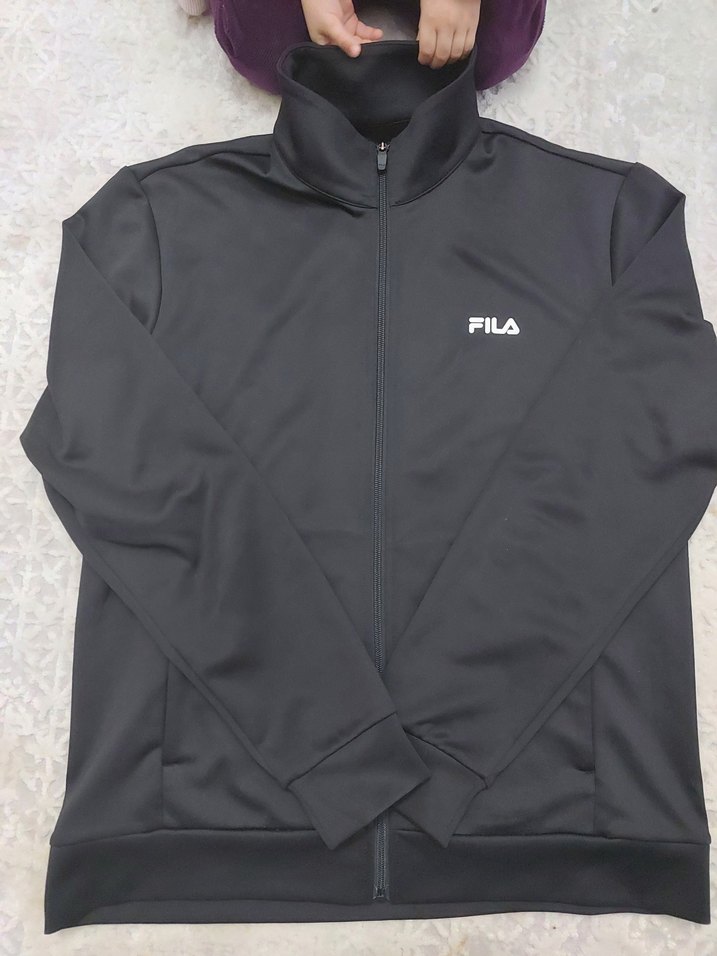 FILA Siyah Fermuarlı Erkek Sweatshirt - Görsel 2