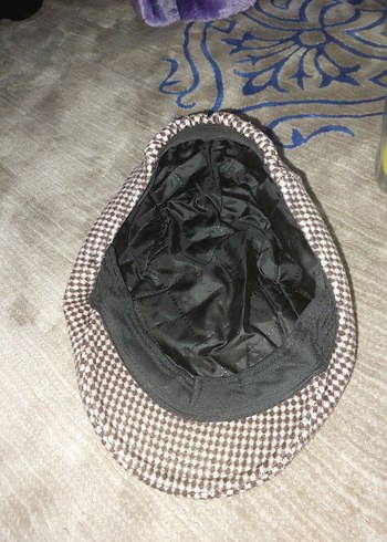 Kahverengi Gri Desenli Erkek Şapka - Görsel 4