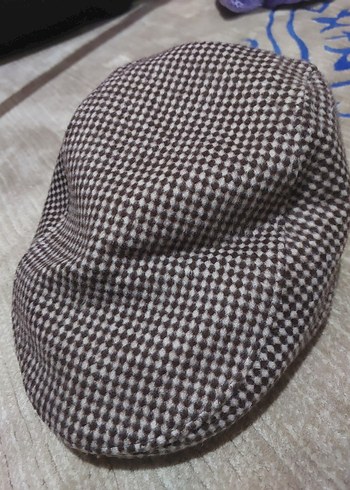 Kahverengi Gri Desenli Erkek Şapka - Görsel 2