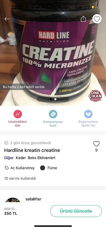 Hardline kreatin