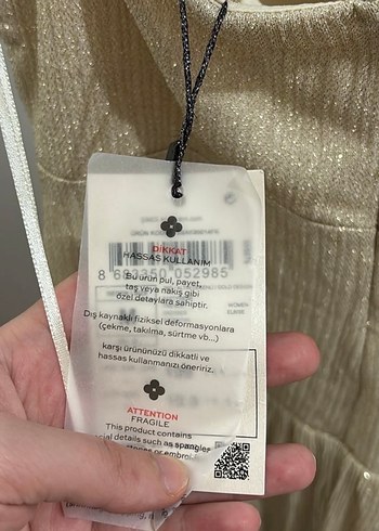 Bej Drapeli Mini Elbise - Görsel 6