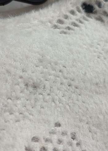 Bershka Bohem Tarz Mini Örgü Kadın Kazak - Görsel 3