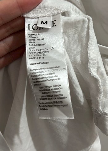 Loewe kadın m beden tişört - Görsel 3