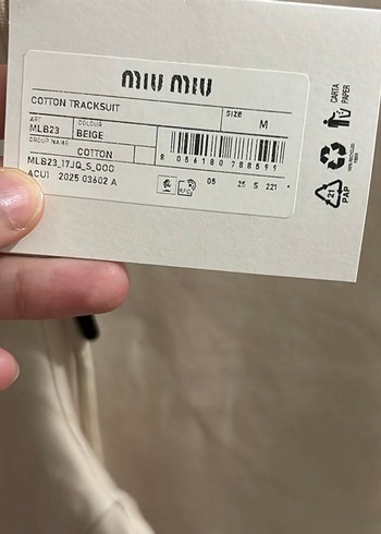 Miu miu eşofman altı - Görsel 4