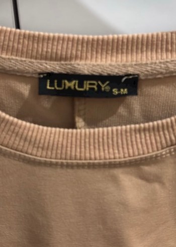 Bej Kadın Oversize Sweatshirt - Görsel 4