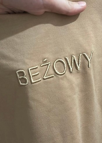 Bej Kadın Oversize Sweatshirt - Görsel 3