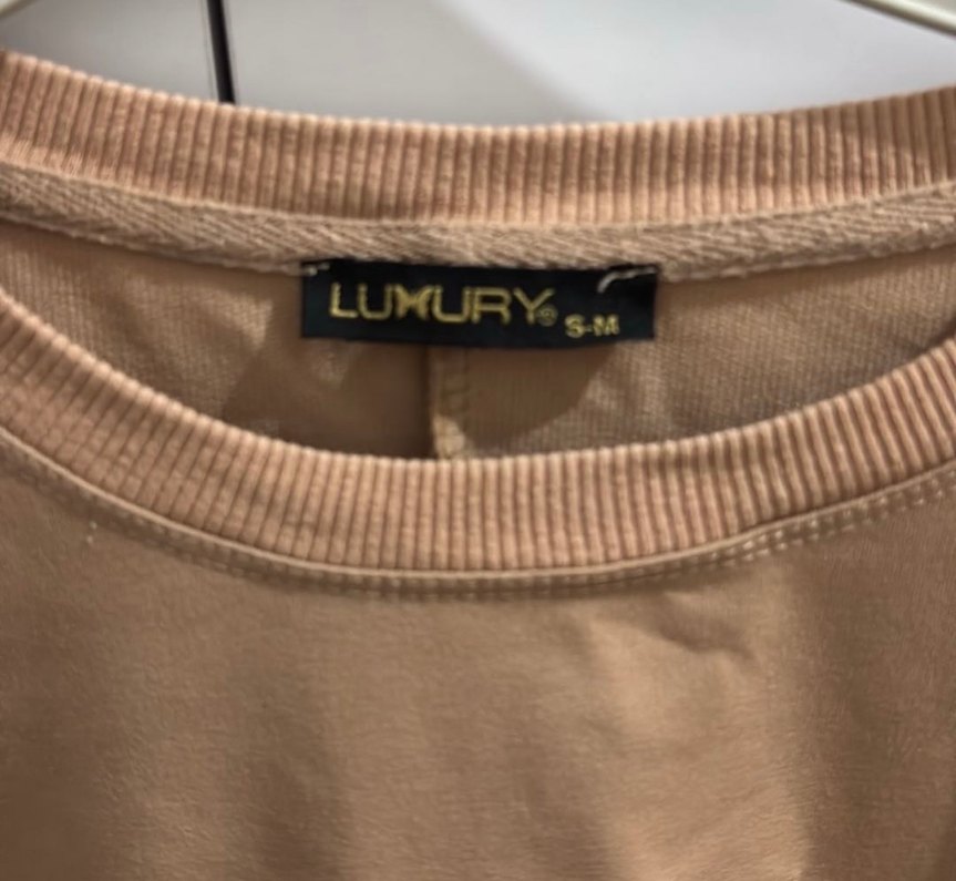 Bej Kadın Oversize Sweatshirt - Görsel 4