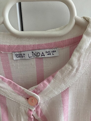 Zara Pembe beyaz çizgili tunik