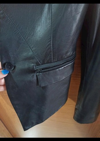 s Beden Jason Wu Siyah Deri Kadın Ceket