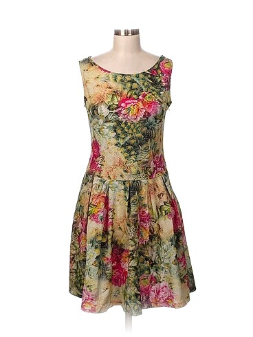 Vintage Love Kısa Elbise %70 İndirimli.
