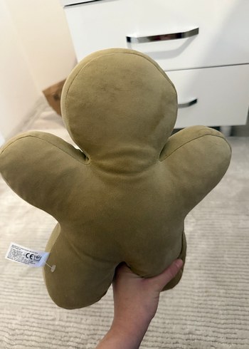 Kahverengi Peluş Kurabiye Adam Oyuncak - Görsel 2