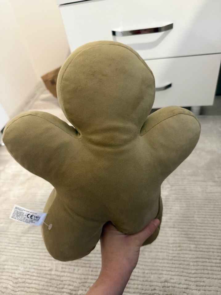 Kahverengi Peluş Kurabiye Adam Oyuncak - Görsel 2