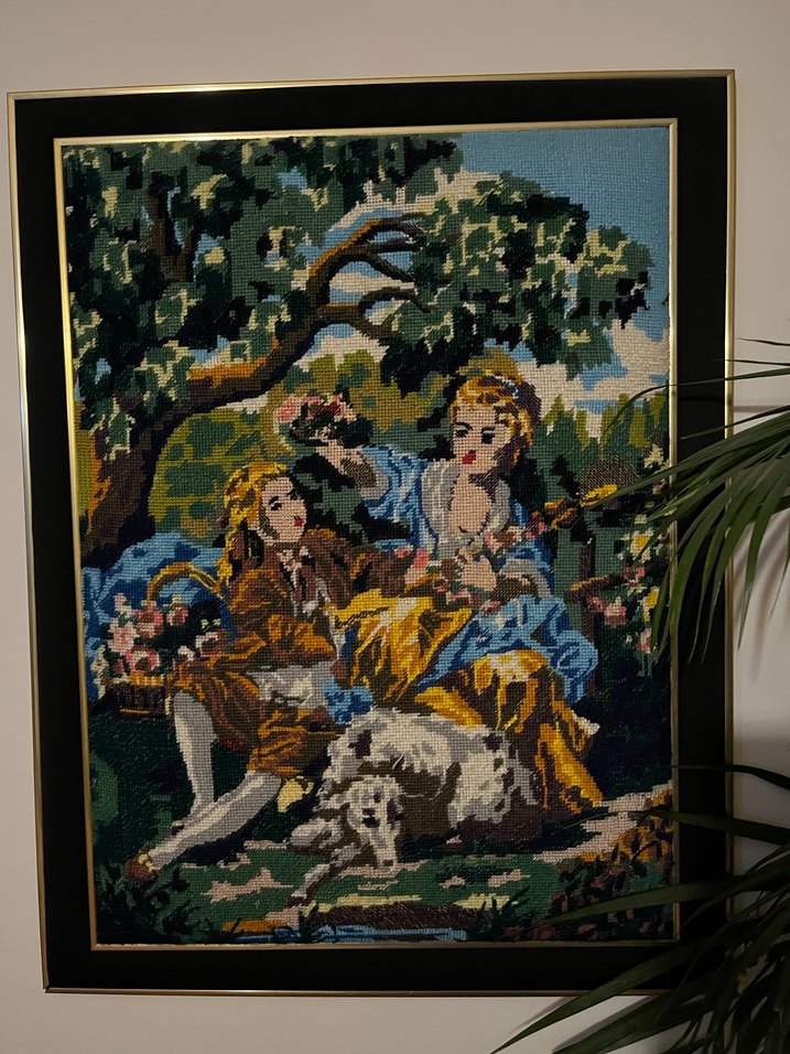 Renkli Klasik Figürlü Duvar Tablosu - Görsel 2