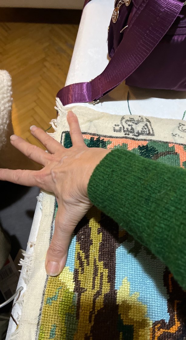 Kadın Figürlü El İşlemesi goblen el işlemesi - Görsel 4