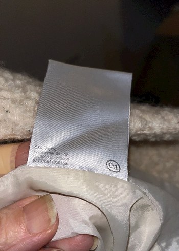 Krem Renk Kadın Kaban - Görsel 6