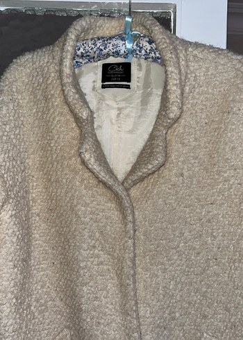 Krem Renk Kadın Kaban - Görsel 3