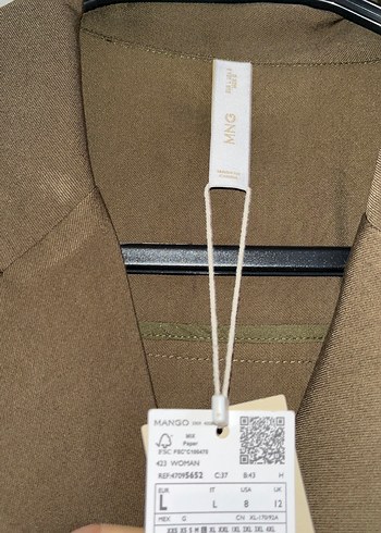 Kadın Haki Kemerli Uzun kolsuz Elbise - Görsel 6