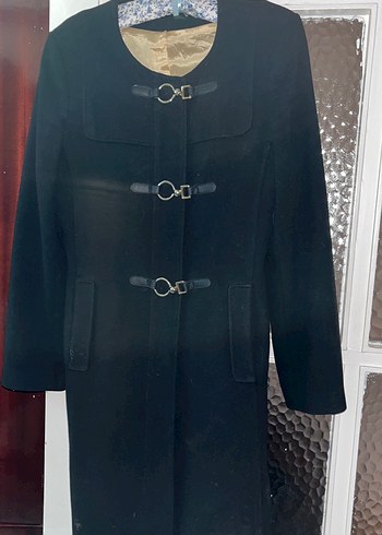 Ekol Siyah Uzun Kadın Kaban - Görsel 2