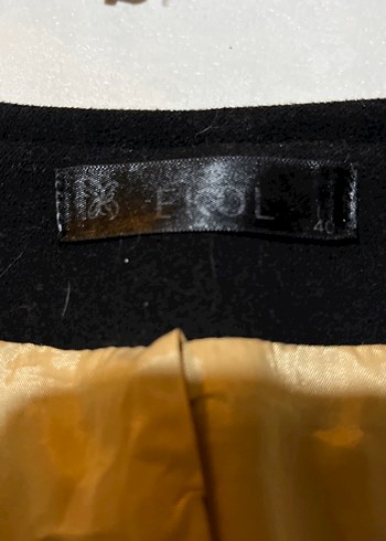 Ekol Siyah Uzun Kadın Kaban - Görsel 6