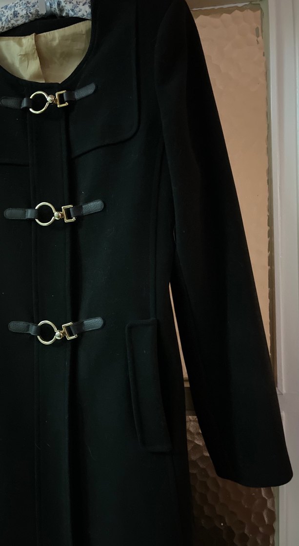 Ekol Siyah Uzun Kadın Kaban - Görsel 5