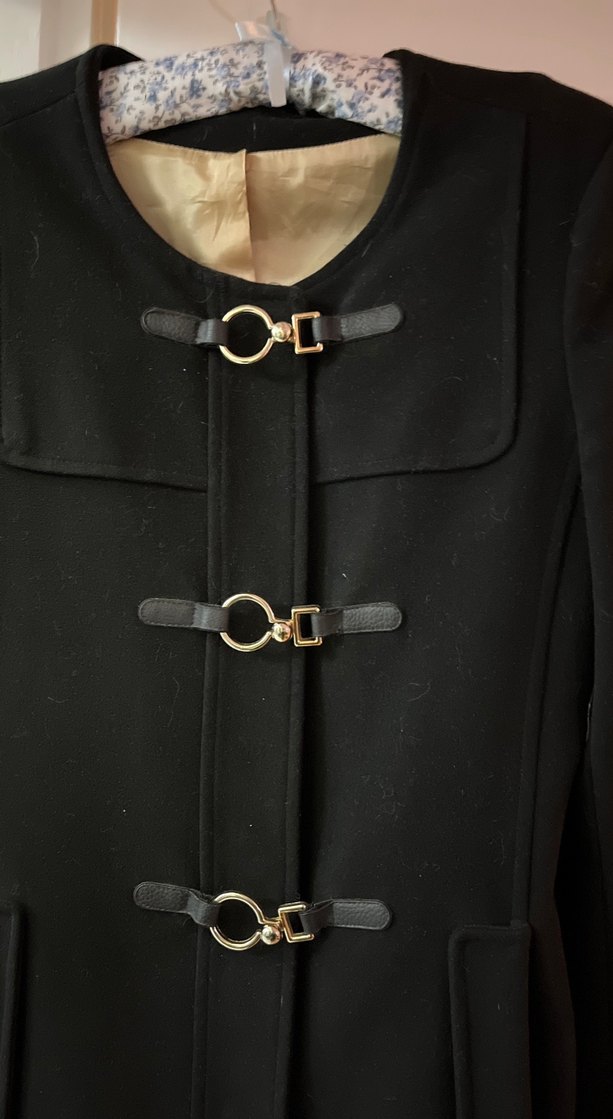 Ekol Siyah Uzun Kadın Kaban - Görsel 4