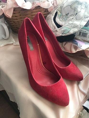 40 Beden kırmızı Renk Kadın ayakkabı stiletto