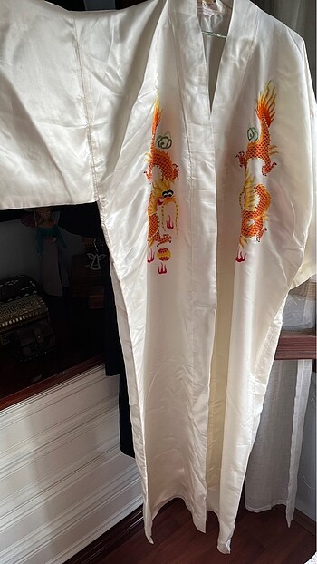 m Beden İpek kimono sabahlık