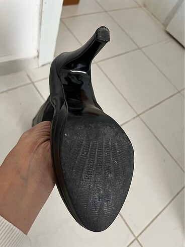 Hakiki deri topuklu şık Çizme - Görsel 5