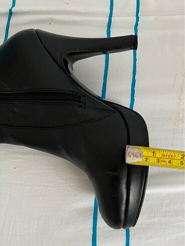 Hakiki deri topuklu şık Çizme - Görsel 11