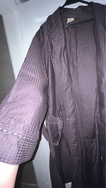 Uzun kollu büyük beden sabahlık - Görsel 4