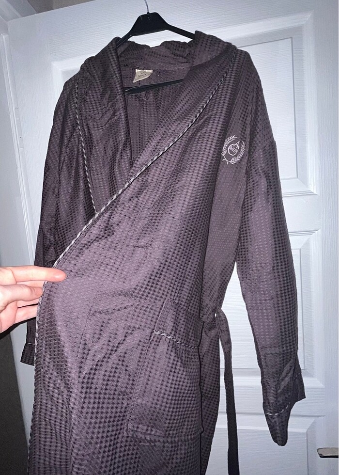 Uzun kollu büyük beden sabahlık - Görsel 3