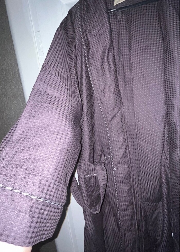 Uzun kollu büyük beden sabahlık - Görsel 4