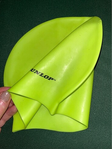 Fıstık yeşili yüzme saç bonesi - Görsel 3