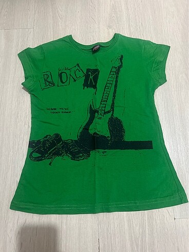 Yeşil Y2K T-shirt