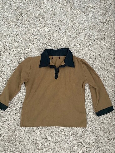 Vintage kahverengi kazak