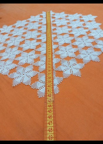 iğne oyası sehpa örtüsü - Görsel 4