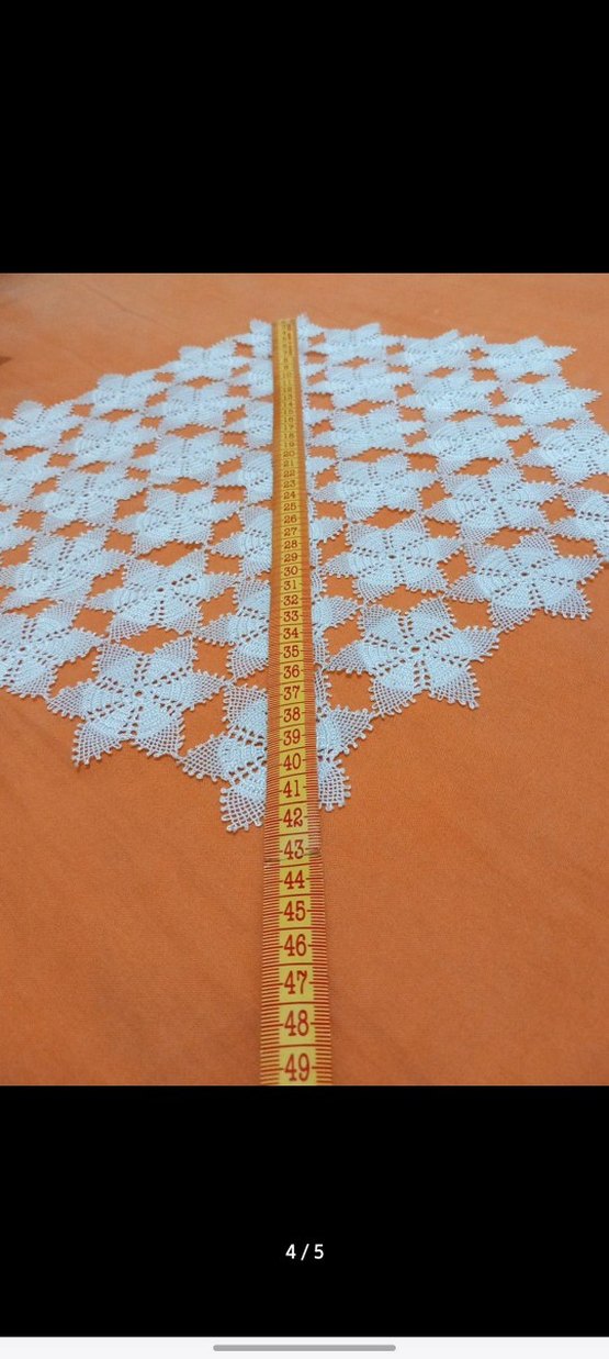 iğne oyası sehpa örtüsü - Görsel 4