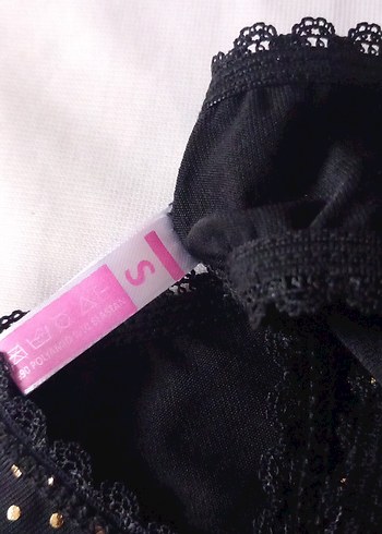 Siyah Puanlı Sütyen ve Külot Takımı - Görsel 5