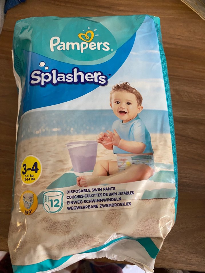 Pampers Splashers 3-4 Yaş Tek Kullanımlık Mayo - Görsel 3