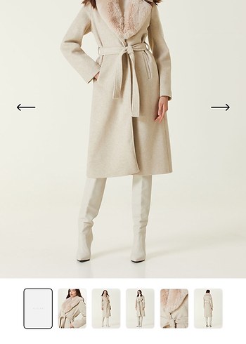 Kürk Detaylı Beymen Palto - Görsel 7