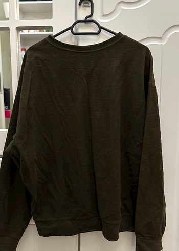 Kahverengi Baskılı Kadın Sweatshirt - Görsel 2