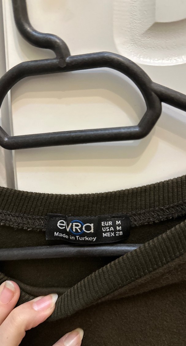 Kahverengi Baskılı Kadın Sweatshirt - Görsel 3