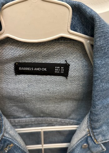 Kadın Mavi Denim Düğmeli Ceket - Görsel 2