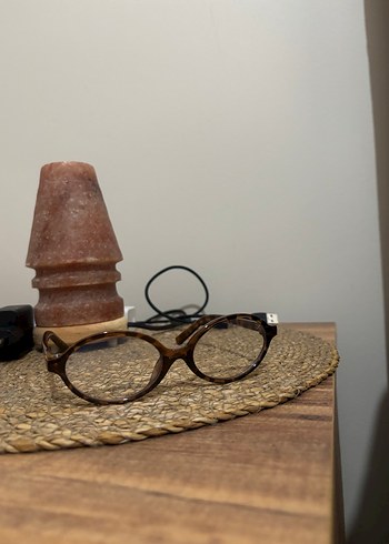 Şeffaf Kahverengi Minimalist Kadın Gözlüğü leopar - Görsel 3