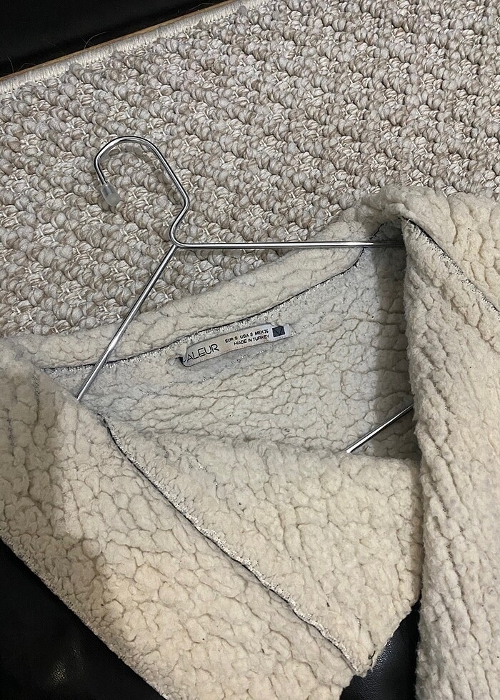 Kürklü deri ceket - Görsel 3