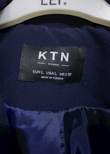 l Beden Düğmeli Lacivert Kadın Blazer Ceket